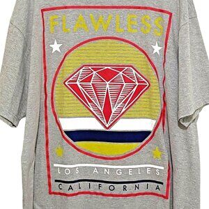 Eighty Eight Flawless Los Angeles California T-Shirt XXXL Gray Streetwear‎